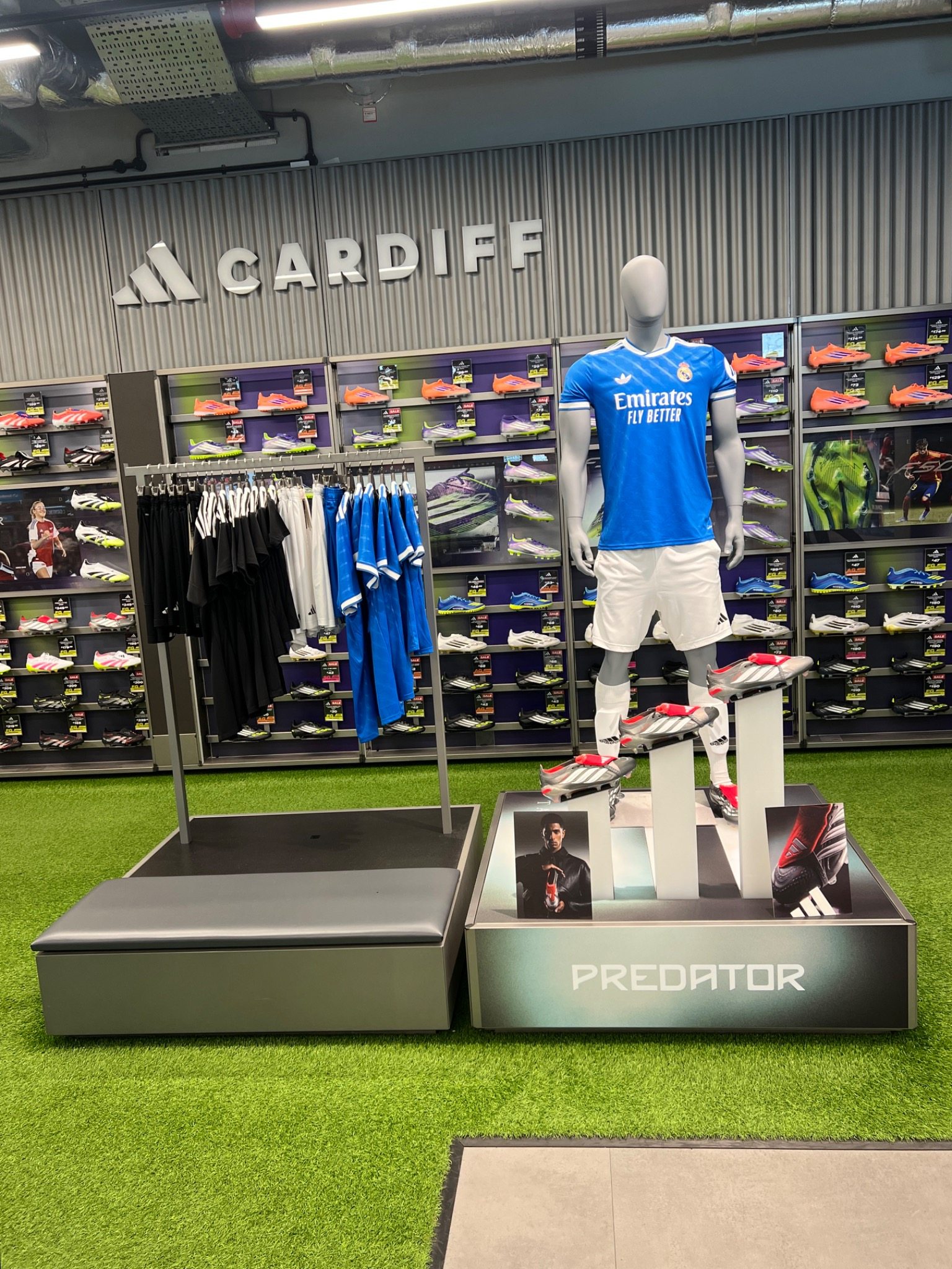 Adidas Predator retail installation view 1