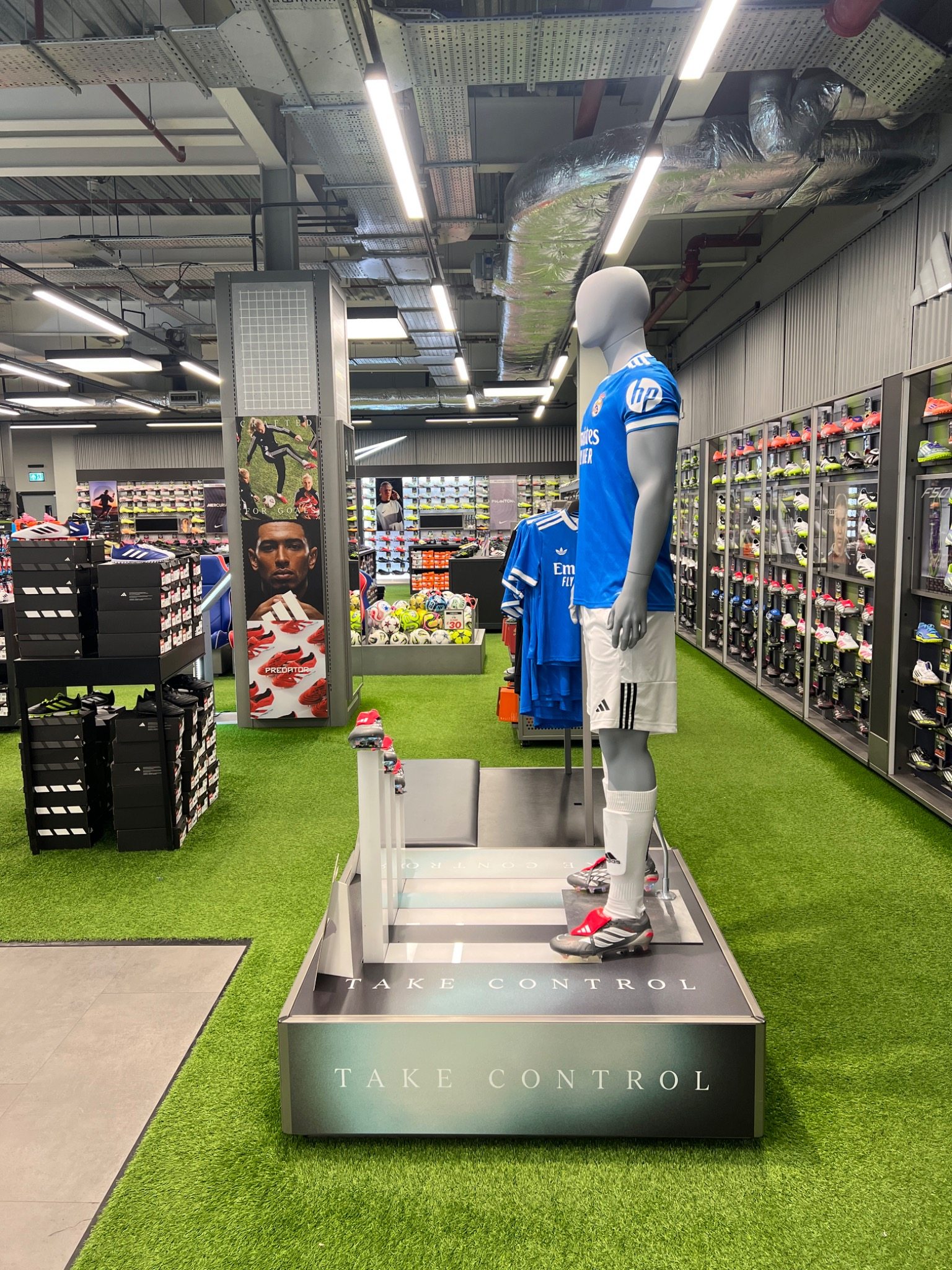 Adidas Predator retail installation view 2