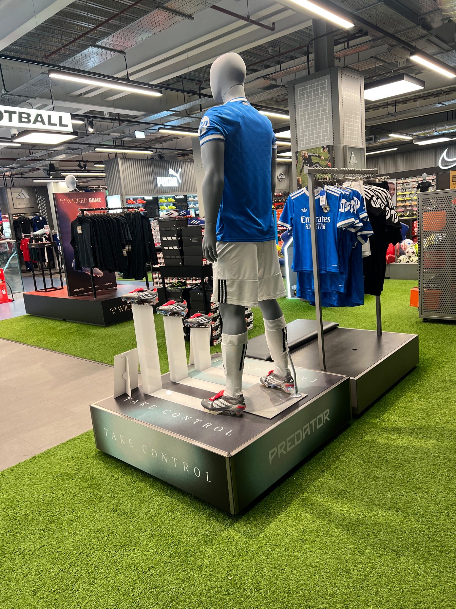 Adidas Predator retail installation view 3