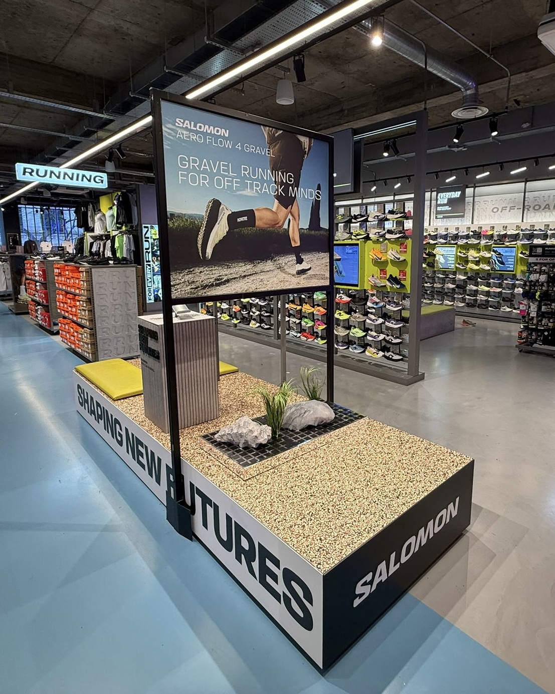 Salomon retail installation view 2