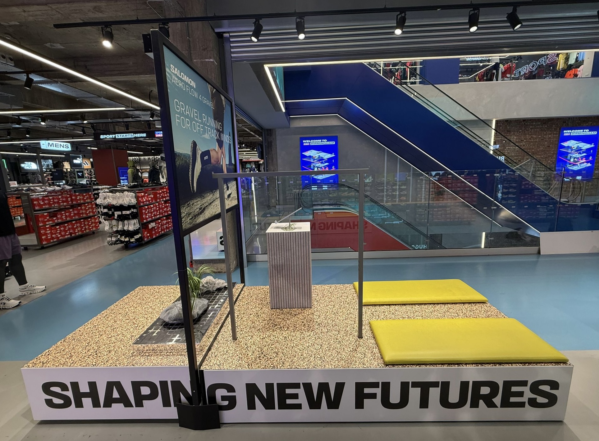 Salomon retail installation view 5