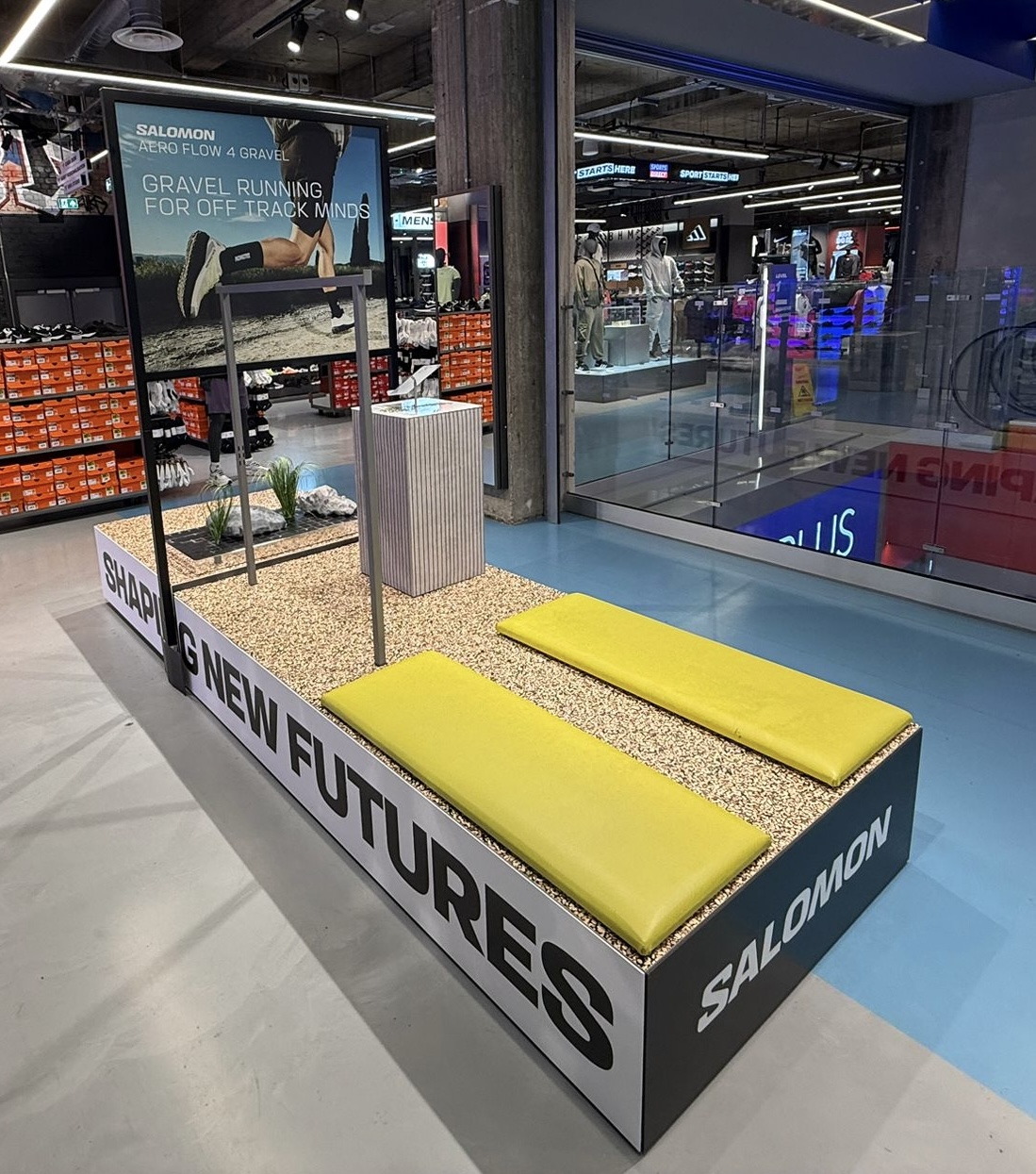 Salomon retail installation view 6