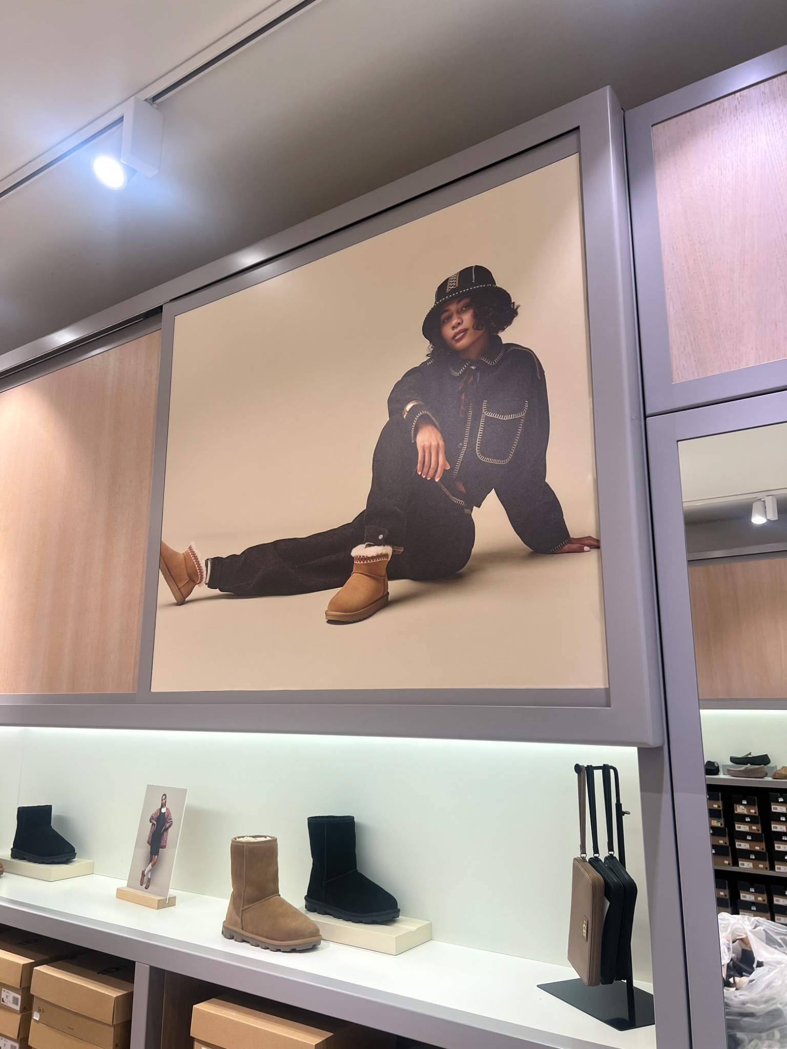 UGG retail graphics and display installation view 4