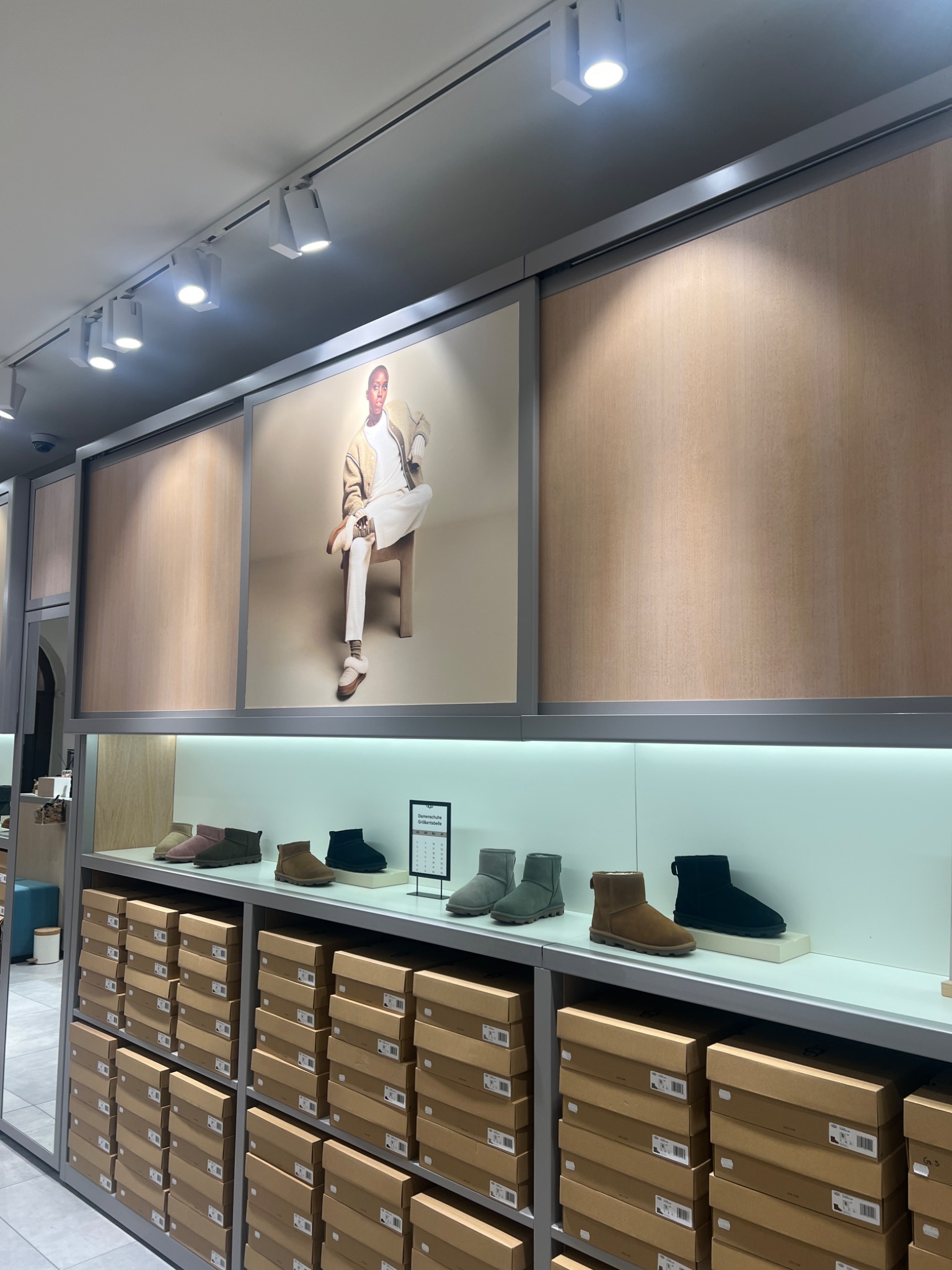 UGG retail graphics and display installation view 3