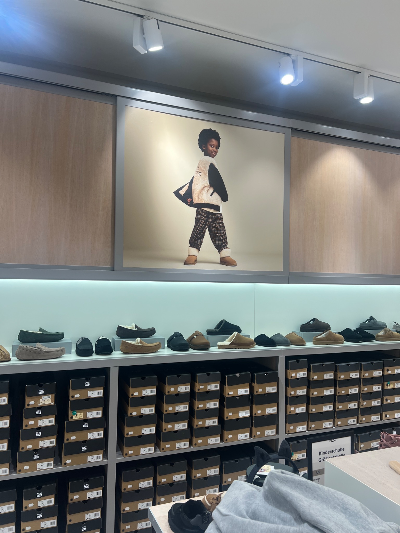 UGG retail graphics and display installation view 2