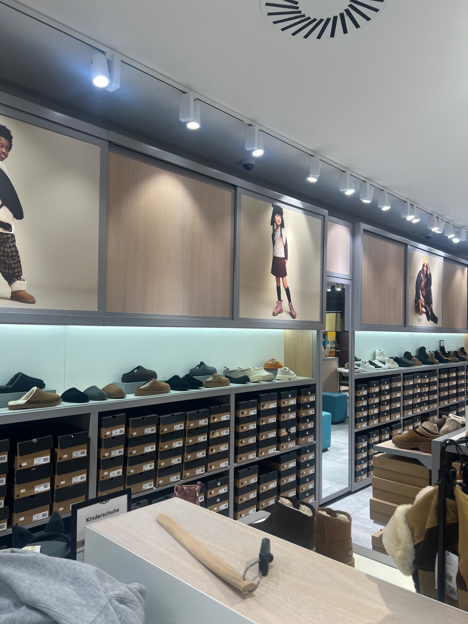 UGG retail graphics and display installation view 1